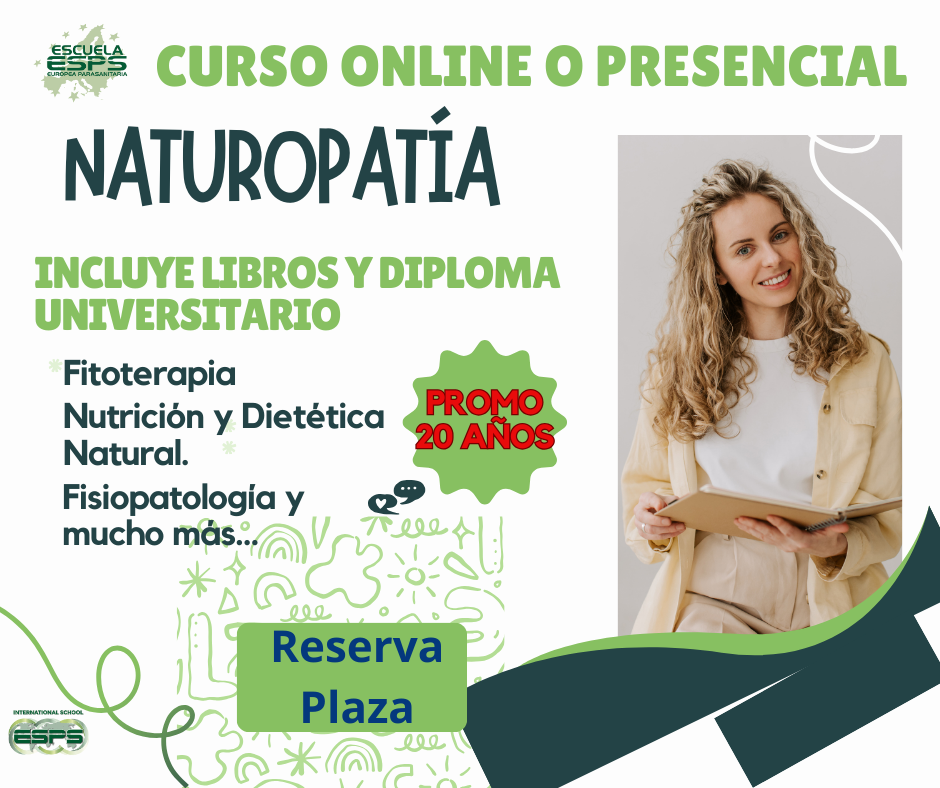 curso de formacion online de naturopatia universitario. Curso de naturopatia en Vigo, Coruña, Pontevedra, Santiago de Compostela